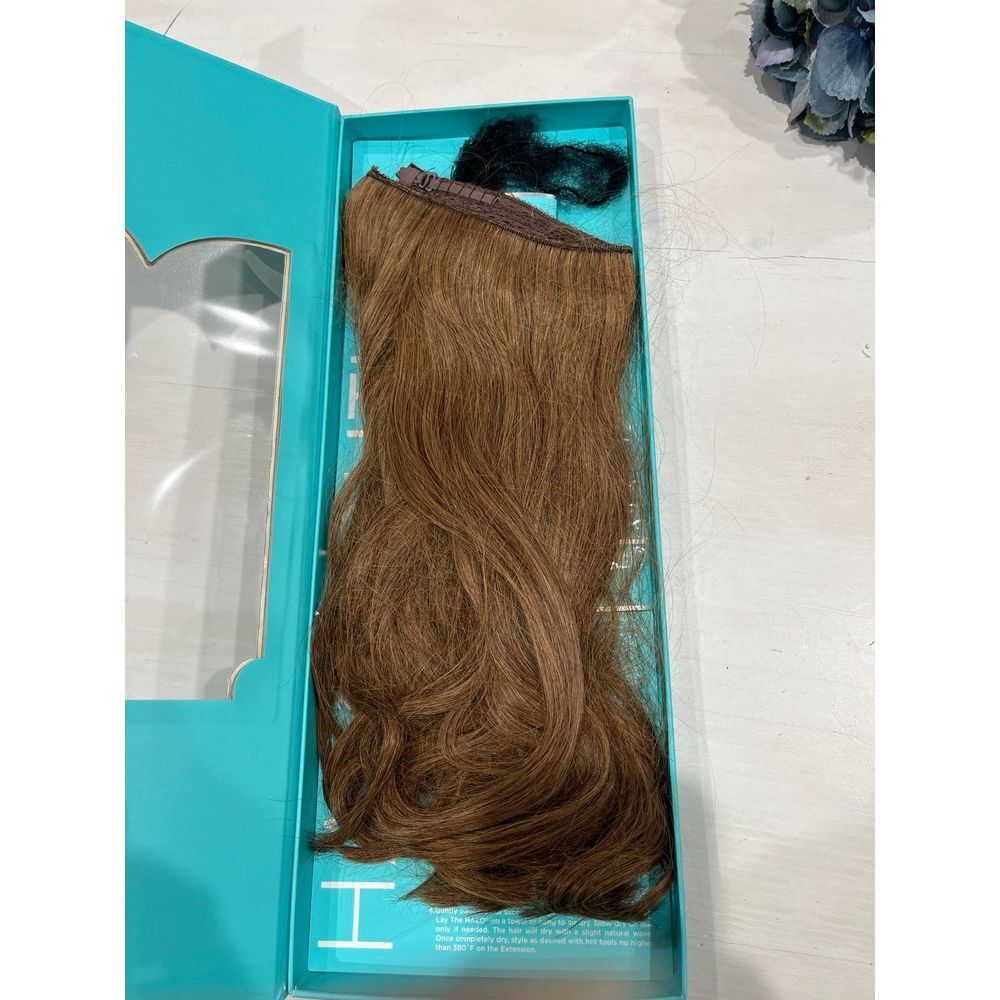 Couture‎ extensions original halo 16" color 6 genuine 100% REMY human hair
